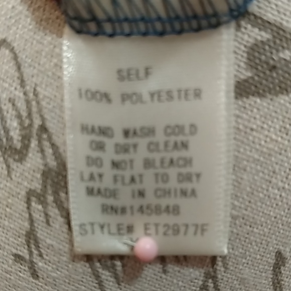 🎀 Everly sheer print top Sz XS - Picture 7 of 7